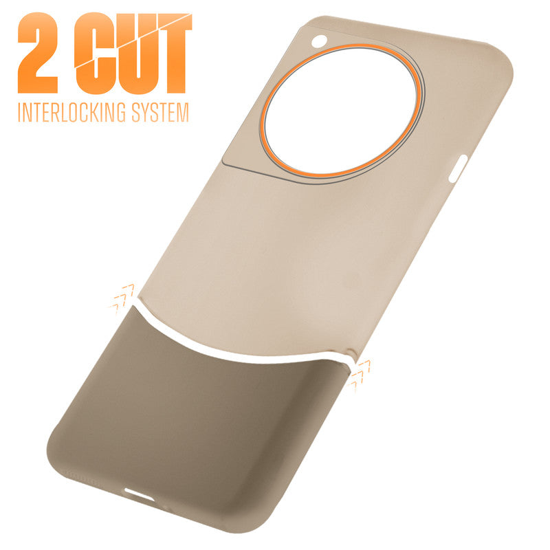 Frosted Case With 2-Cut Interlock For OnePlus 12R 5G