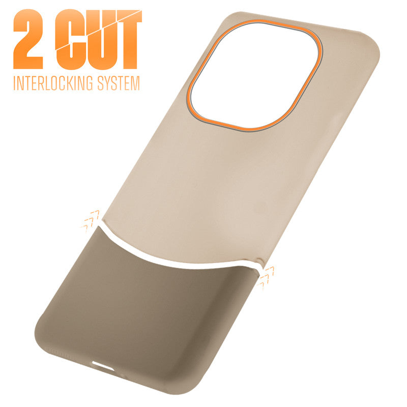 Frosted Case With 2-Cut Interlock For Vivo T3 Pro 5G