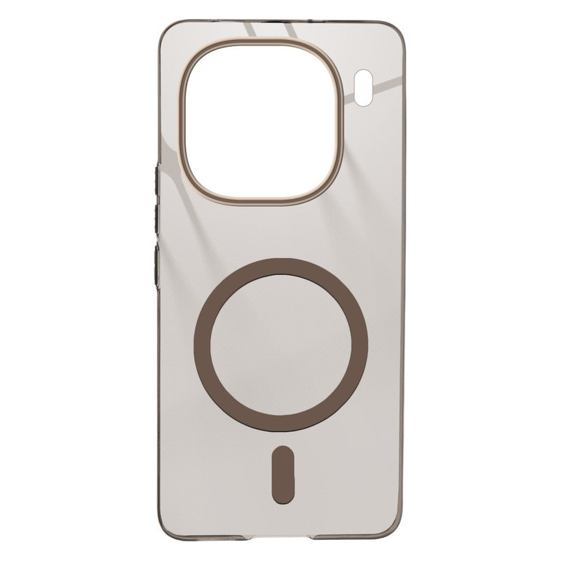 Anti-Yellow Colored Camera Line Case Support Magnetic Accessories Back Cover For iQOO 12 5G