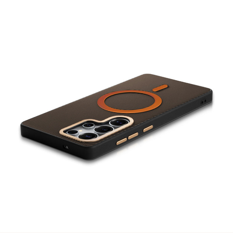 Wireless Charging Support Ready Checks Printed Back Case For Samsung S25 Ultra 5G with Enhanced Grip