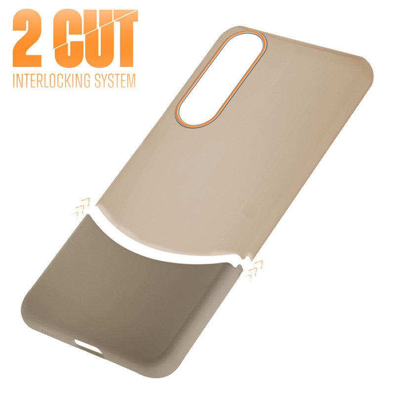 Frosted Case With 2-Cut Interlock For OnePlus Nord CE 4 5G