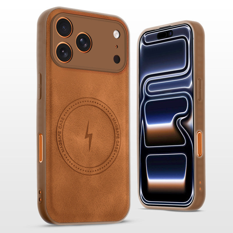 Refined PU Leather Case for Apple iPhone 17 Pro
