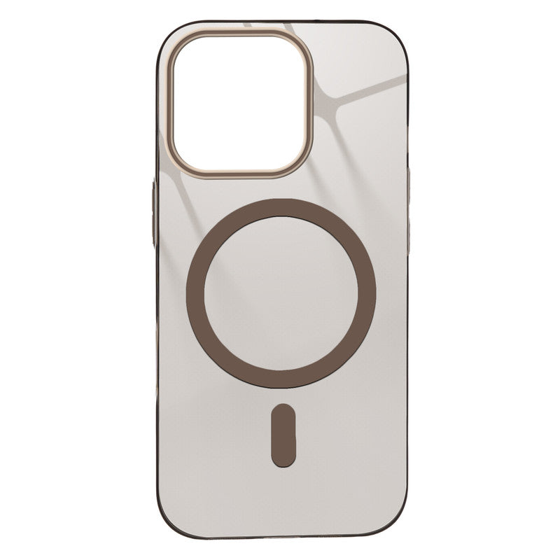 Anti-Yellow Colored Camera Line Case Support Wireless Charging Back Cover For Apple iPhone 16 Pro