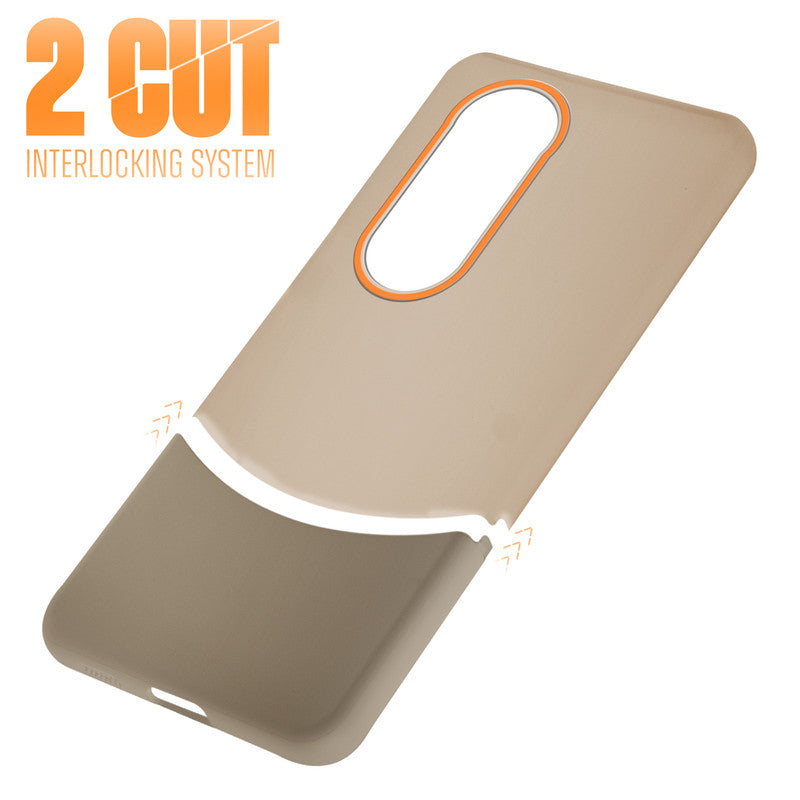 Frosted Case With 2-Cut Interlock For Vivo V40 Pro 5G