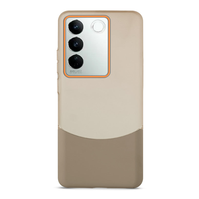 Frosted Case With 2-Cut Interlock For Vivo V27 Pro 5G