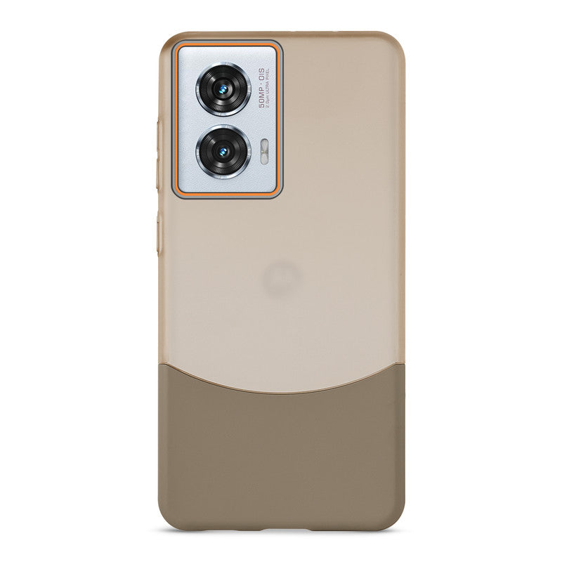 Frosted Case With 2-Cut Interlock For Motorola Moto G96 5G
