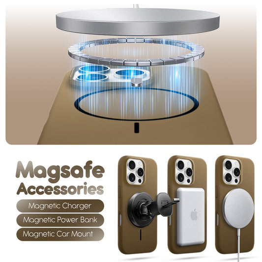 Cloud Feel Silicone Case for Apple iPhone 16 Pro – Supports Wireless Charging