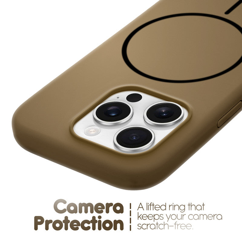 Cloud Feel Silicone Case for Apple iPhone 16 Pro – Supports Wireless Charging