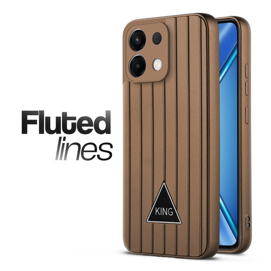 Glossy Matte Line Texture Back Cover for Oppo K13 5G