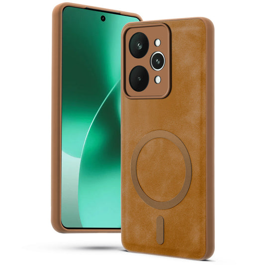Cushion Grip Leather Case for Realme 15 Pro 5G