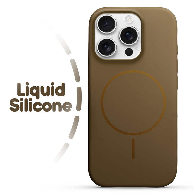 Cloud Feel Silicone Case for Apple iPhone 16 Pro – Supports Wireless Charging
