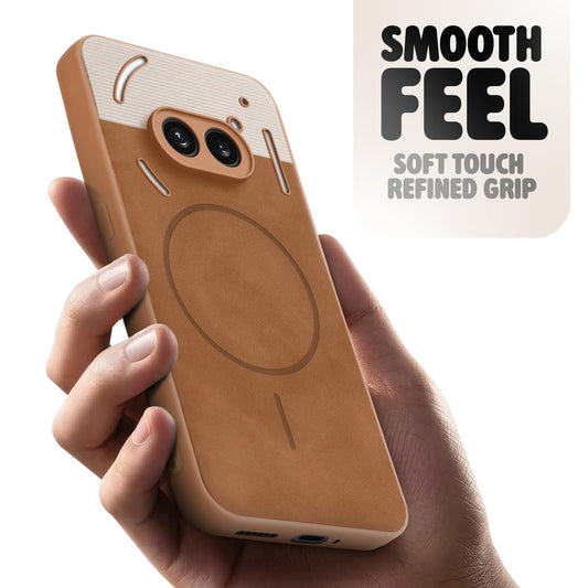 Hybrid PU Leather Matte Cover for Nothing Phone 2A