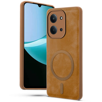 Cushion Grip Leather Case for Redmi 15C 5G