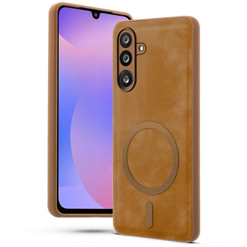 Cushion Grip Leather Case for Samsung M36 5G