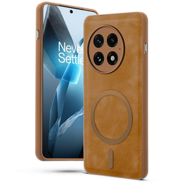 Cushion Grip Leather Case for OnePlus 13 5G