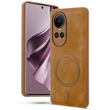 Cushion Grip Leather Case for Oppo Reno 10 5G