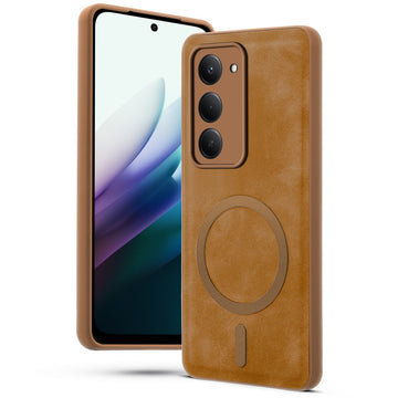 Cushion Grip Leather Case for Redmi 15 5G