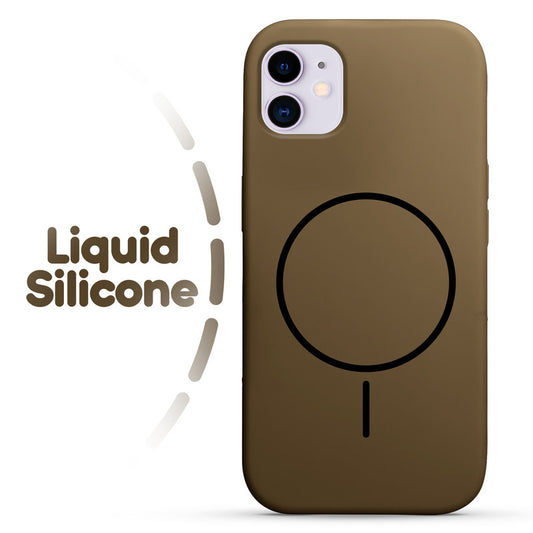 Wireless Charging Support Compatible Liquid Silicone Case For Apple iPhone 11