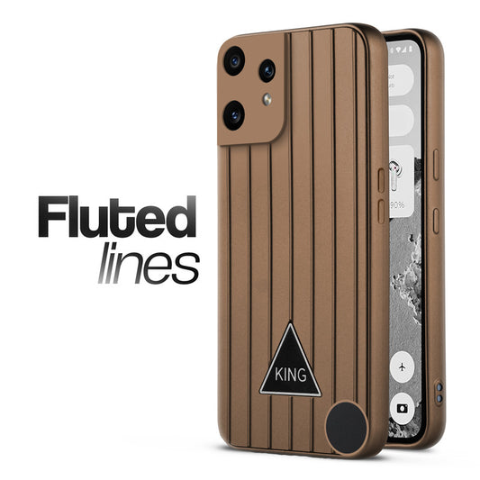 Glossy Matte Line Texture Back Cover for CMF Nothing Phone 2 Pro