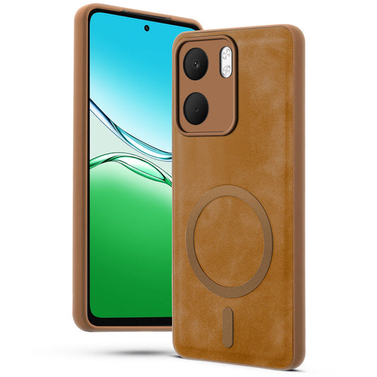 Cushion Grip Leather Case for Oppo A5x 5G