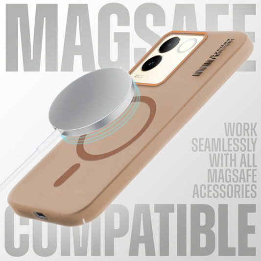 Colorful Frosted Matte Wireless Charging Support For iQOO Z7 Pro 5G