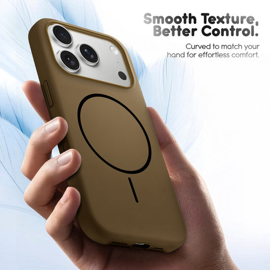 Cloud Feel Silicone Case for Apple iPhone 17 Pro – Supports Wireless Charging