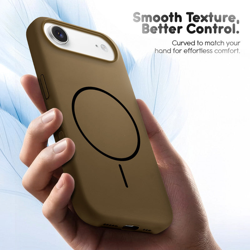 Cloud Feel Silicone Case for Apple iPhone 17 Air – Supports Wireless Charging