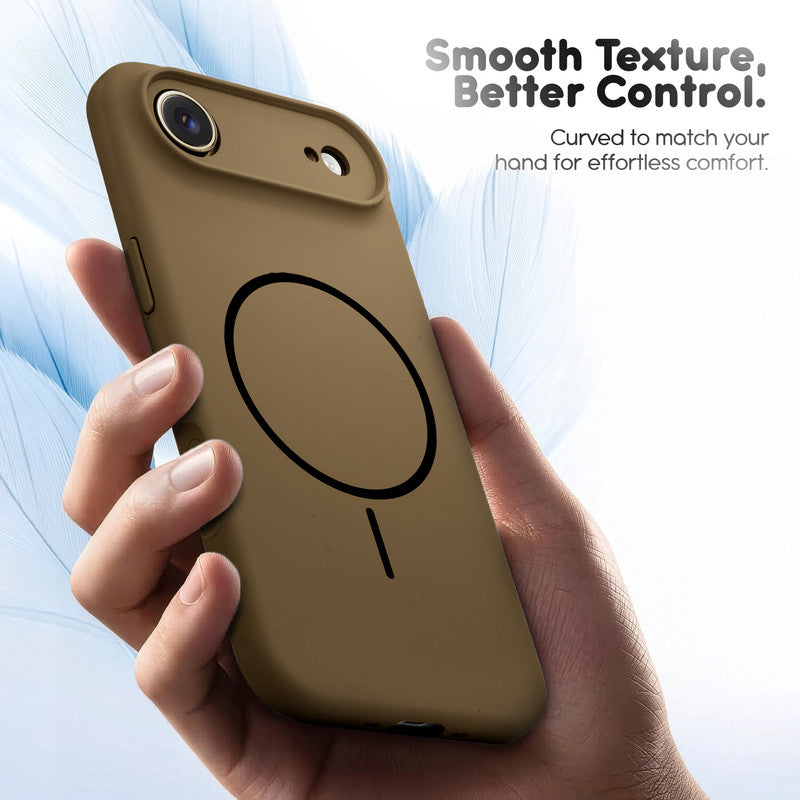 Cloud Feel Silicone Case for Apple iPhone 17 Air With Camera Protection – Supports Wireless Charging
