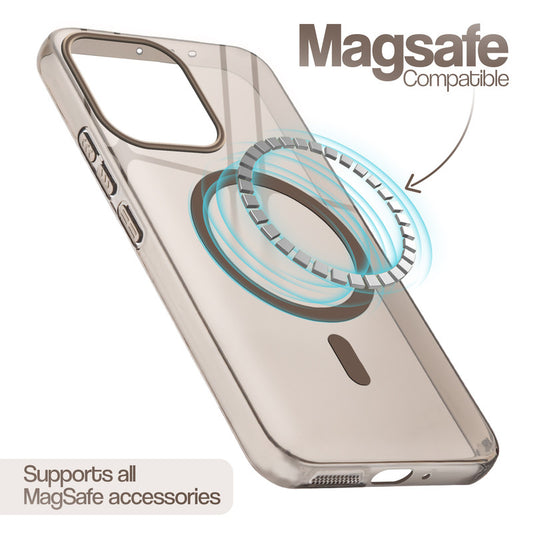 Anti-Yellow Scratch Resistant Case Support Magnetic Accessories Back Cover For Oppo Reno 15 Pro Mini 5G