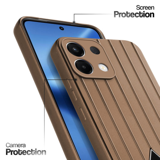 Glossy Matte Line Texture Back Cover for Oppo K13 5G