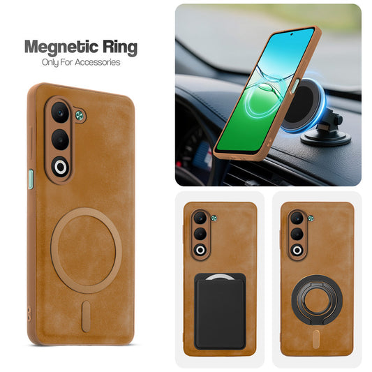 Cushion Grip Leather Case for Oppo A5 5G