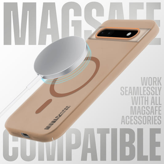 Colorful Frosted Matte Wireless Charging Support For Google Pixel 6A