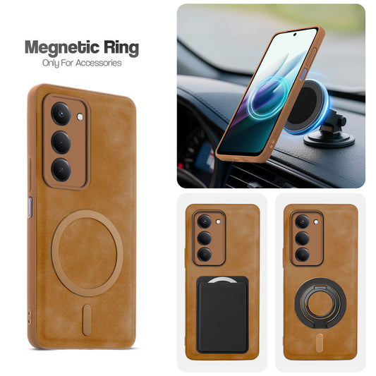 Cushion Grip Leather Case for Redmi 15 5G