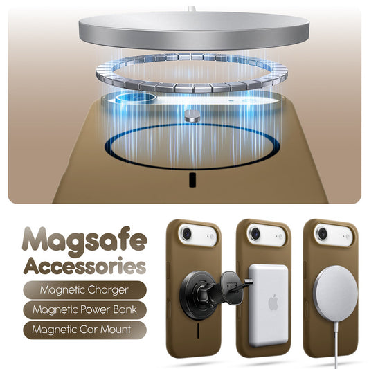 Cloud Feel Silicone Case for Apple iPhone 17 Air – Supports Wireless Charging
