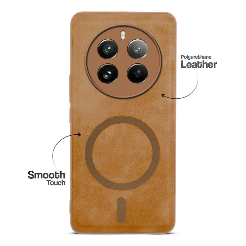 Cushion Grip Leather Case for Realme 12 Pro 5G