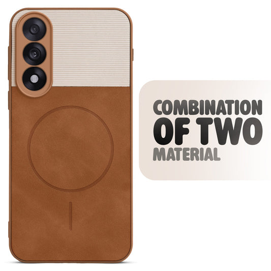 Hybrid PU Leather Matte Cover for OnePlus Nord 5 5G