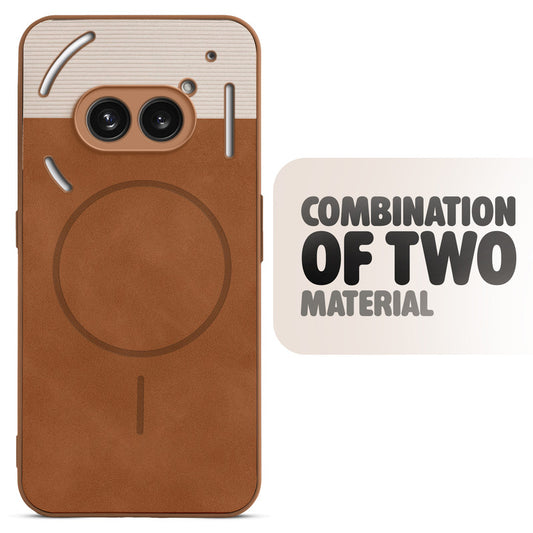 Hybrid PU Leather Matte Cover for Nothing Phone 2A