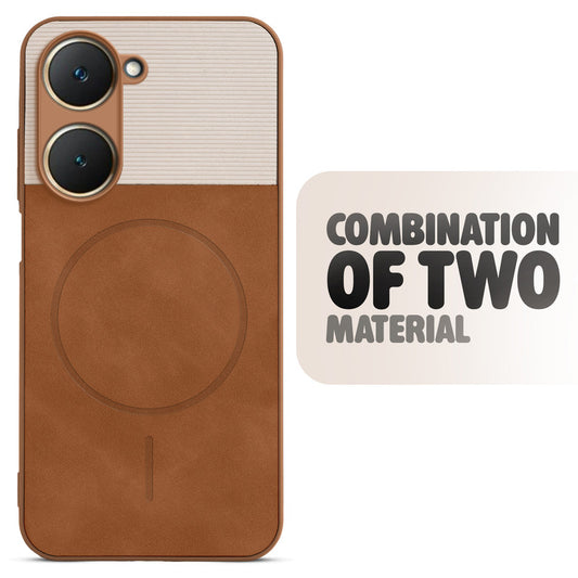 Hybrid PU Leather Matte Cover for Vivo Y18