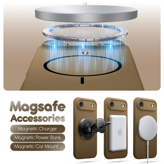 Cloud Feel Silicone Case for Apple iPhone 17 Air With Camera Protection – Supports Wireless Charging