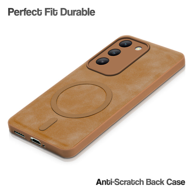 Cushion Grip Leather Case for Vivo T3 5G