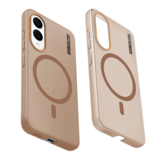 Colourful Frosted Matte Wireless Charging Support Back Cover Case for Samsung S25 Edge With Raised Camera Protection