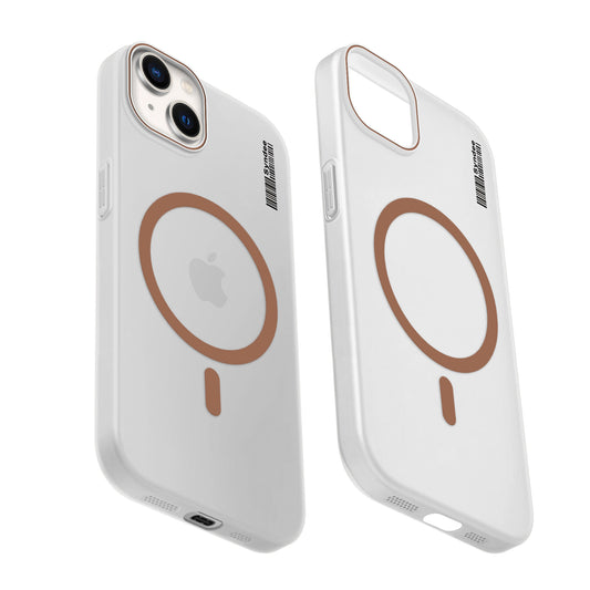 Frosted Sleek Matte Wireless Charging Support Back Cover Case For Apple iPhone 13 With Raised Camera Protection