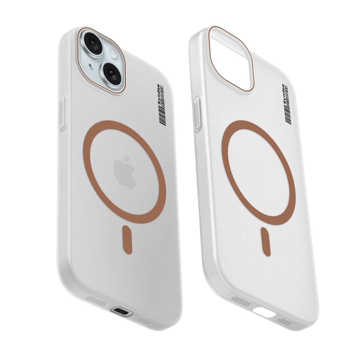 Frosted Sleek Matte Wireless Charging Support Back Cover Case For Apple iPhone 15 Plus With Raised Camera Protection