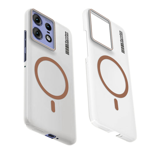 Frosted Sleek Matte Wireless Charging Support Back Cover Case for Motorola Edge 50 Pro 5G With Raised Camera Protection