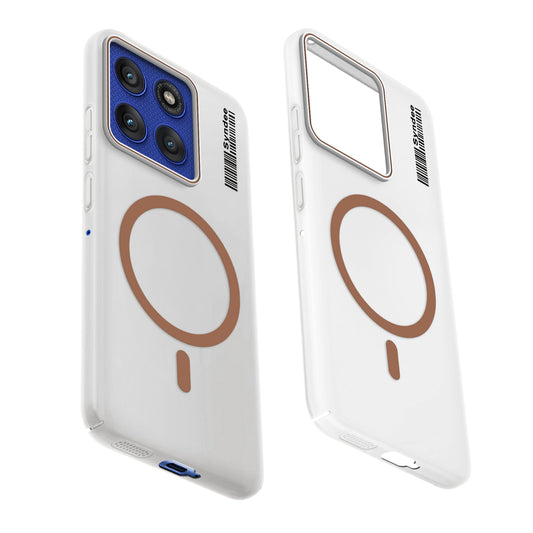 Frosted Sleek Matte Wireless Charging Support Back Cover Case for Motorola Moto Edge 60 Pro 5G With Raised Camera Protection