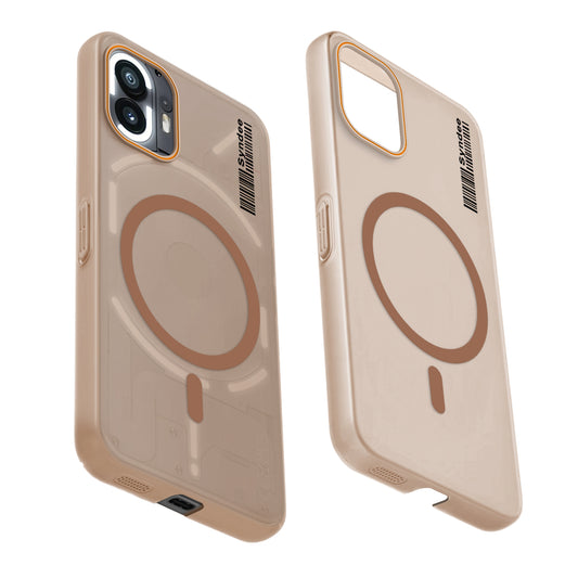 Colourful Frosted Matte Wireless Charging Support Back Cover Case for Nothing Phone 2 With Raised Camera Protection