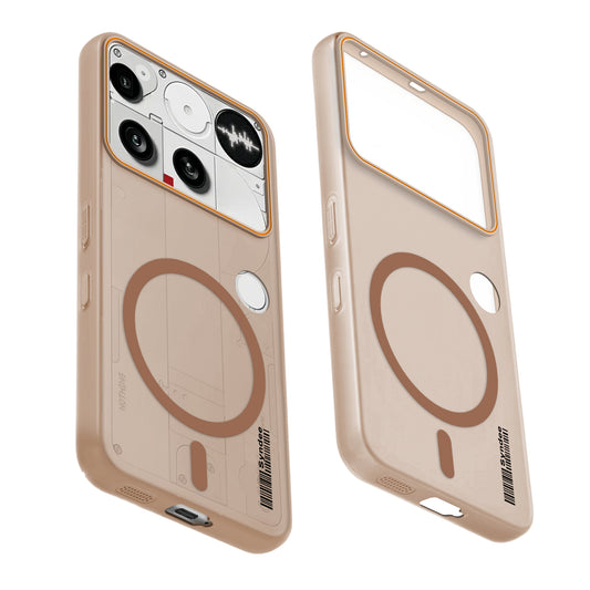 Colourful Frosted Matte Wireless Charging Support Back Cover Case for Nothing Phone 3 With Raised Camera Protection