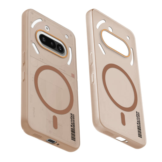 Colourful Frosted Matte With Raised Camera Protection Back Cover Case For Nothing Phone 3A 5G