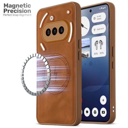 Refined PU Leather Case for Nothing Phone 3A 5G