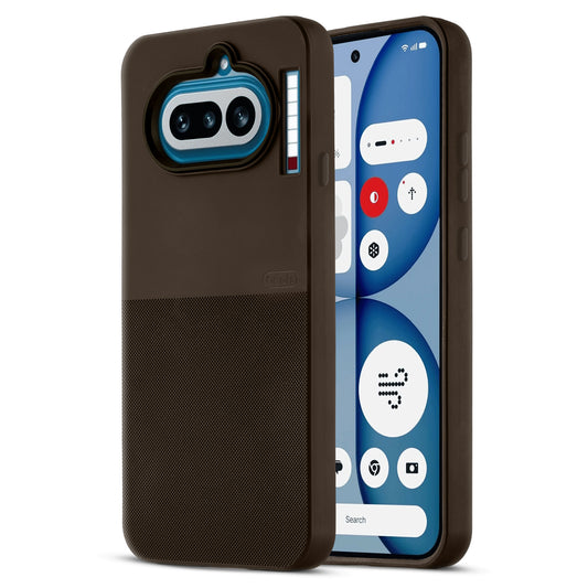 Silicone Matte Back Cover with Textured Grip & Camera Ring Protection for Nothing Phone 4A 5G